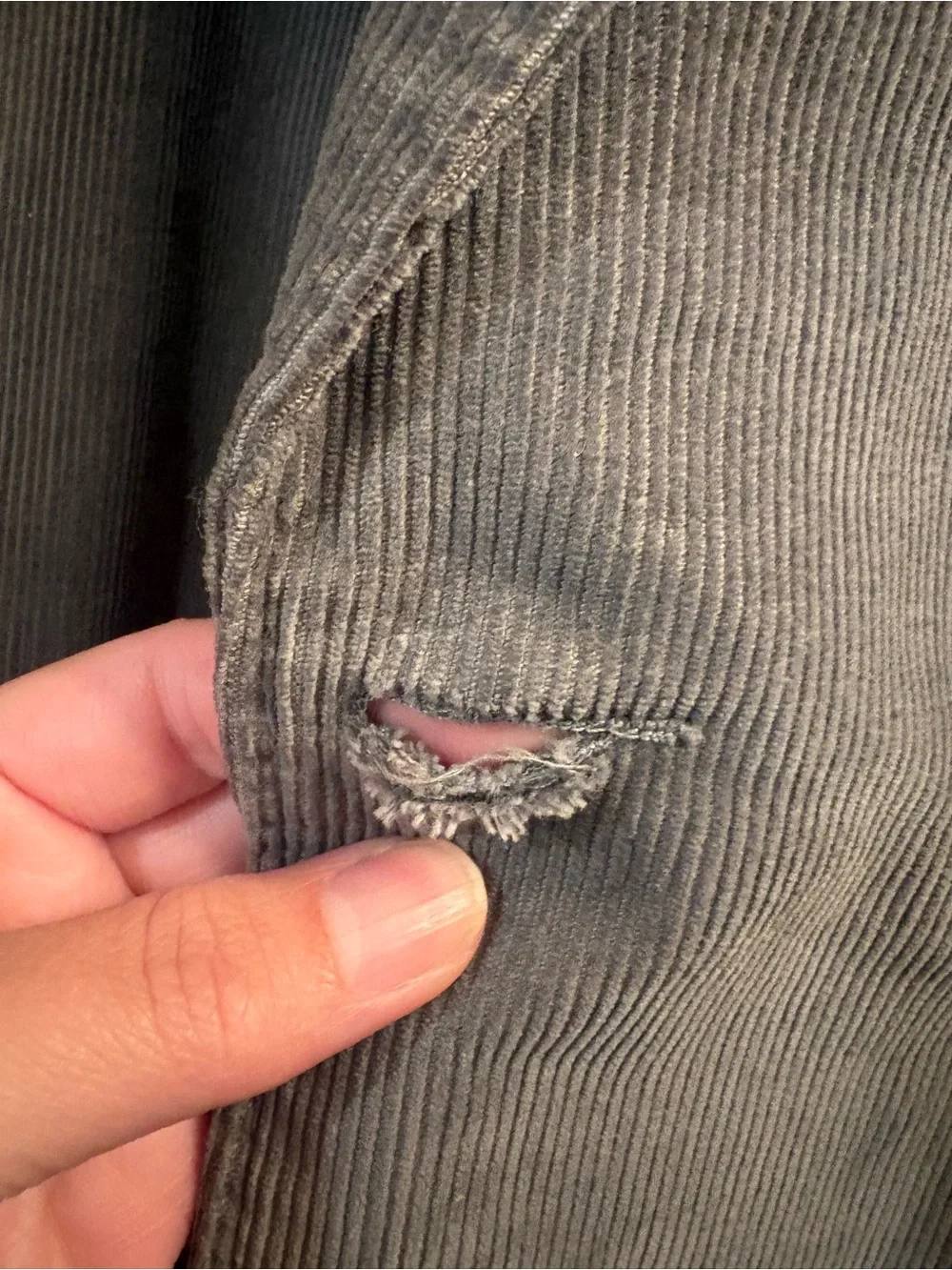 Pioneer Wear Light Gray Corduroy Blazer